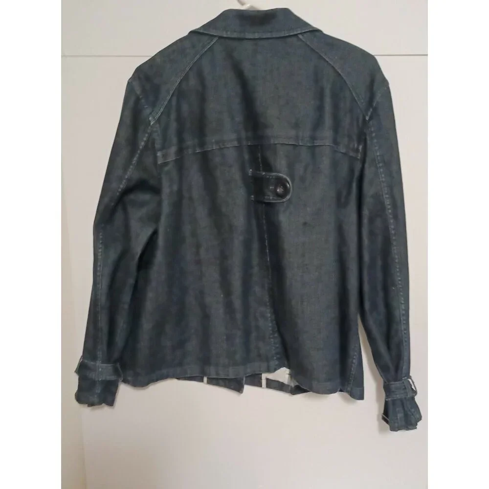 Women's X-Large Charter Club Long Sleeve Denim Jean Jacket - Picture 3 of 3